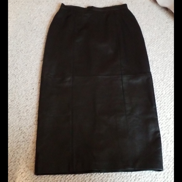 bagatelle Dresses & Skirts - Bagatelle Black Leather Lined Skirt